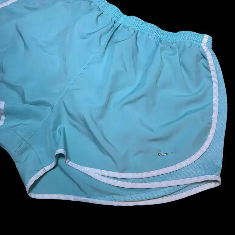 Nike Women's Light Blue Dri-Fit Athletic Running Shorts Size XXL